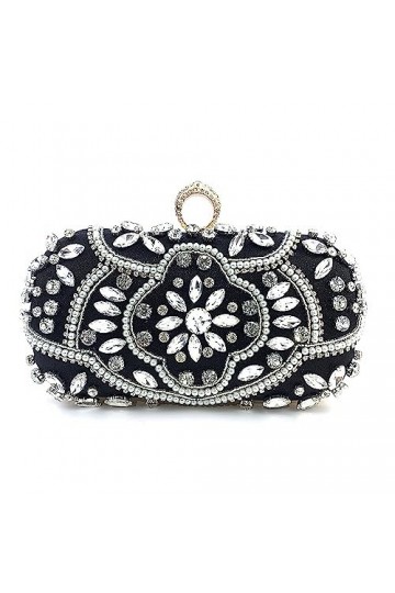 Sac de fête Pochette de soirée for femme 6x19,5x10cm Sac de banquet Color : Gold, Size : 6x19.5x10cm 