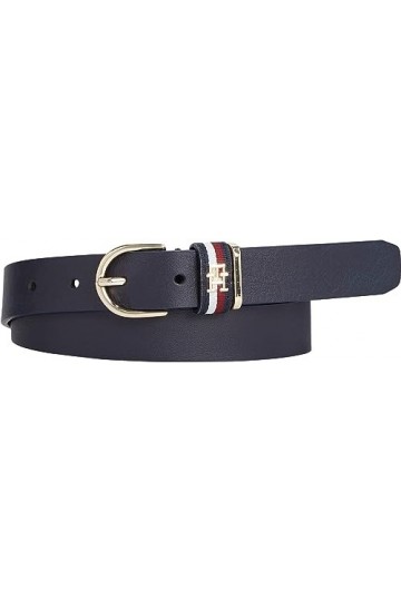 Tommy Hilfiger Th Timeless Corp 2.5 Ceintures, Space Blue, 130 Femme
