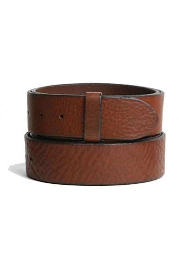VaModa Ceinture en cuir 4cm | Jeans Belt 40mm pour homme et femme | modèle Oil Vintage | couleur brun, Longueur-100cm, Druc