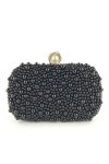 GALSOR Sac de fête Femmes Perles Soirée Sac À Main Noble Porte-monnaie Élégant Portefeuille De Mariage Clutch Purse Party Bla