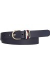 Tommy Hilfiger Th Timeless Corp 2.5 Ceintures, Space Blue, 130 Femme