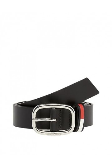 TOMMY JEANS TJW Oval CO Shape 3.0 Ceintures, Black, 75 Femme