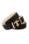 Anthoni Crown Ledergürtel Ceinture, Schwarz, 100 Femme