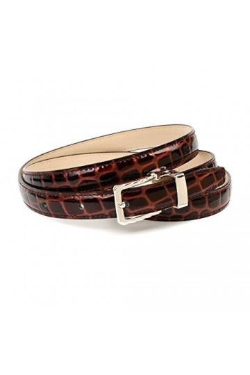 Anthoni Crown Ledergürtel Ceinture, Lila, 75 Femme