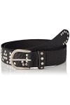 Kaporal - Ceinture femme en cuir fantaisie - Henda - Femme - 80 - Noir