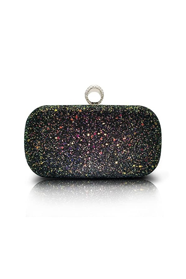 Pahajim Pochettes et Clutches Femme Sac a Main Chaine Pochette Ceremonie Mariage Pochette Soiree Femme Chic Sac Paillettes av