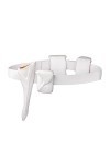 Koshowgic Ceinture de jeu de rôle pour Halloween, ceinture blanche, accessoires de jeu de rôle, vêtements pour femme, Blanc.,