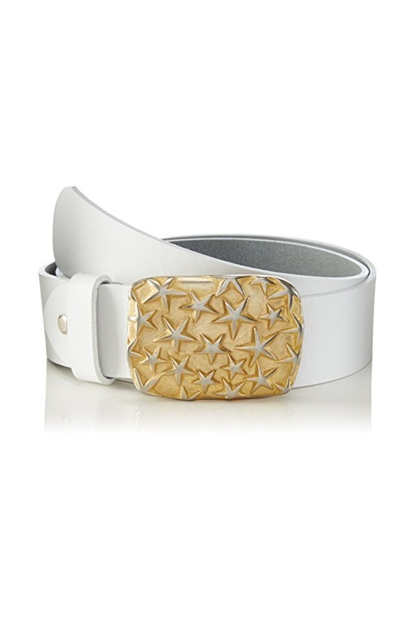 MGM - Ceinture Femme - Blanc Blanc-gold 11 - 100 cm