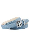 Anthoni Crown 1mca3d85 Ceinture, Bleu Hell Blau 085 , 120 Taille Fabricant: 105 Femme