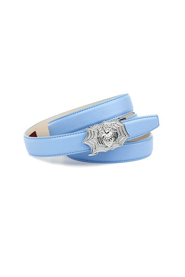 Anthoni Crown K1SPA.F80 Ceinture, Femme, Bleu Hell Blau 080 , 95