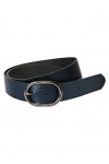 Cecil Ceinture en cuir brillant pour femme, Bleu brillant, 105