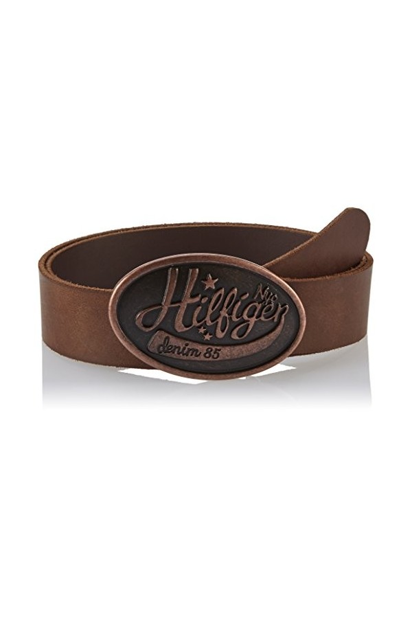 Hilfiger Denim YRLY Belt Ceinture, Marron-Braun Dark Brown 201 , 70 cm Femme