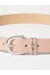 Calvin Klein Ceinture Femme Ck Must Ck Loop Belt 3.0 cm Ceinture Cuir, Rose Cafe Au Lait , 65 cm