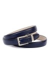 Anthoni Crown Ledergürtel Ceinture, Dunkelblau, 100 Femme