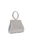 EVEOUT Sac à Main de soirée avec Strass pour Femme Pochettes et Clutches élégant avec chaîne pour Banquet Fête de Mariage Or 