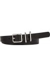 Tommy Jeans TJW Casual Square High Waist 2.0 Ceinture, Black, 80 cm Femme