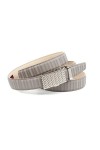 Anthoni Crown Ledergürtel Ceinture, Grau, 105 Femme