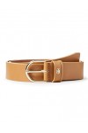 Tommy Hilfiger Ceinture Femme TH Timeless 3.5 en Cuir, Countryside Khaki, 80 cm