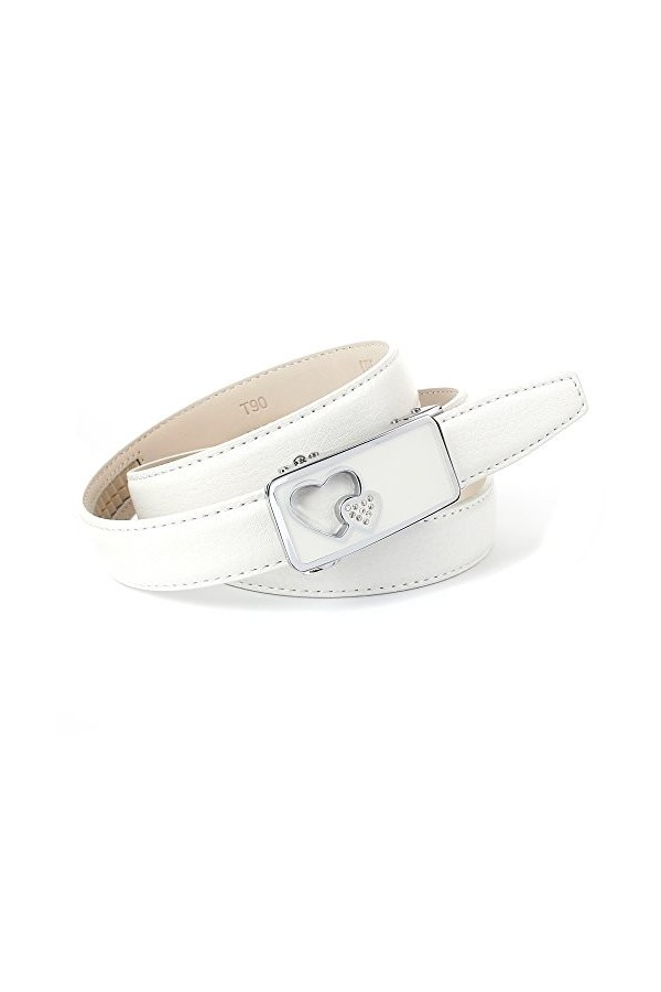 Anthoni Crown B1whh.t90 Ceinture, Blanc Blanc 090 , Taille du Fabricant:85 Femme
