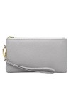 SENDEFN Pochette Femme, Portefeuille Pochette Femme en Cuir avec Blocage RFID, Sac a Main et Clutches Femme avec Bracelet et 