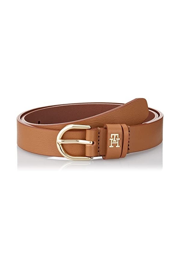 Tommy Hilfiger Ceinture Femme TH Timeless 2.5 Ceinture Cuir, Marron Tan , 130