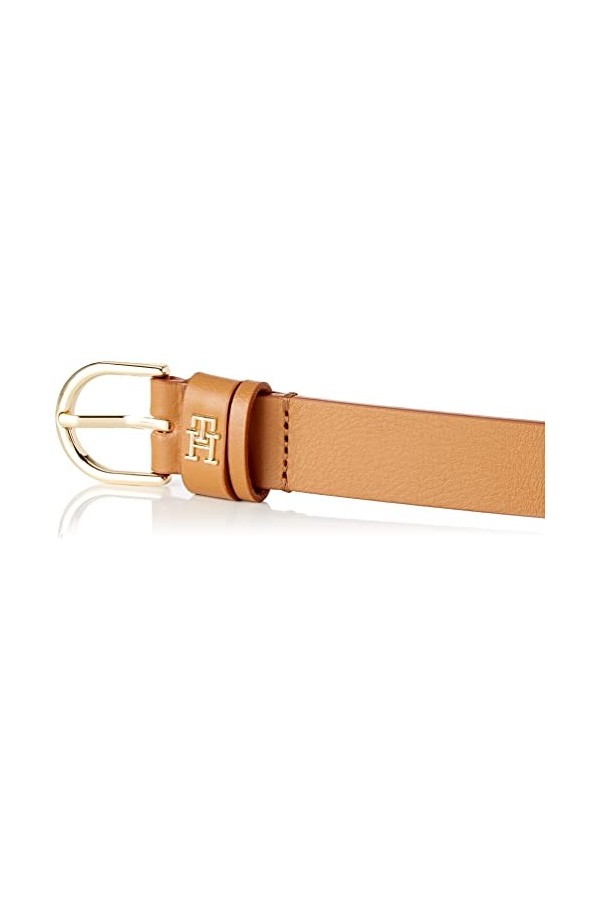 Tommy Hilfiger Ceinture Femme TH Timeless 2.5 Ceinture Cuir, Marron Tan , 130