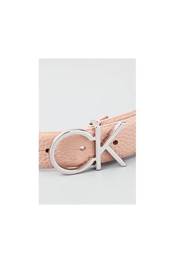 Calvin Klein RE-Lock CK Logo Belt 30MM PBl Ceintures, Cafe Au Lait, 85 Femme