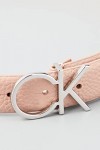 Calvin Klein RE-Lock CK Logo Belt 30MM PBl Ceintures, Cafe Au Lait, 85 Femme