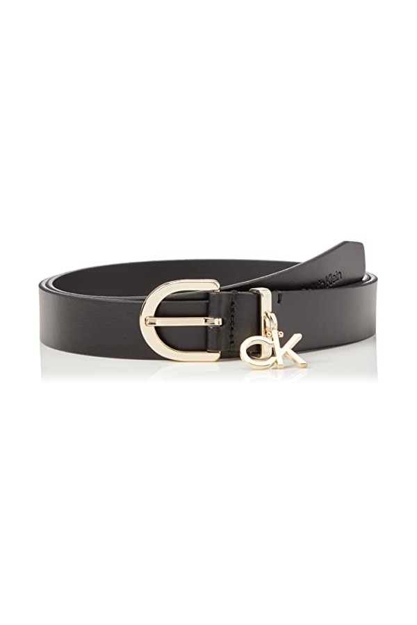 Calvin Klein RE-Lock 25MM Charm Belt, CK Black, 125 Femme