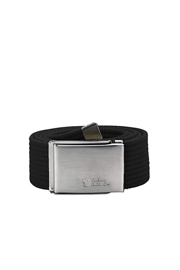 Fjallraven Toile Ceinture Femme, Noir, Taille Unique