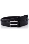 Calvin Klein Ceinture Homme 3.5 cm Bombed Belt Ceinture Cuir, Marron Dark Brown , 90 cm