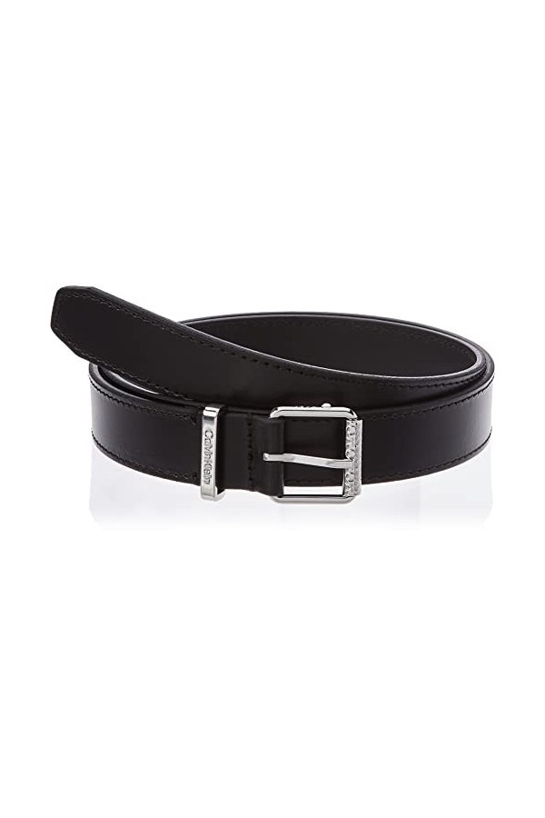 Calvin Klein Must SQR Roller Buckle Belt Ceinture, CK Black, 85 Femme