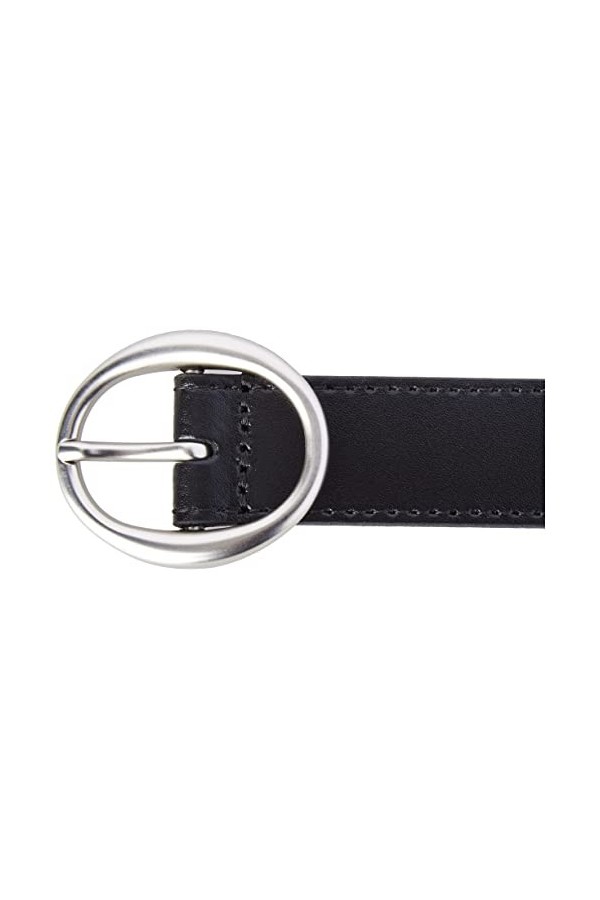 Calvin Klein Jeans Femme Ronde Classique 25 Mm Ceinture, Noir, 95 cm EU