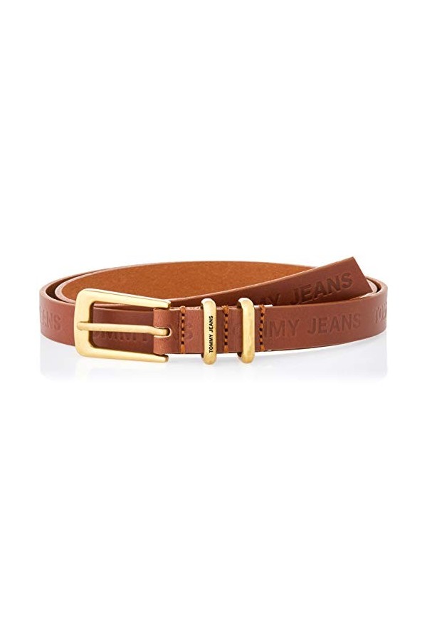 Tommy Jeans TJW Essential Belt Ceinture, Cognac, 75 Femme