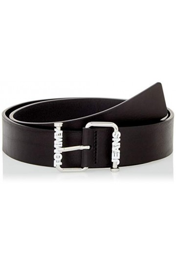 Tommy Jeans TJW Statement Buckle Belt Ceinture, Black, 75 Femme