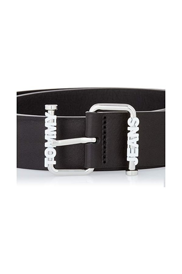 Tommy Jeans TJW Statement Buckle Belt Ceinture, Black, 75 Femme