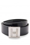 HUGO Karlie Belt 3cm Ceinture, Black1, 90 Femme