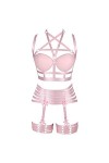 BANSSGOTH Harnais complet pour femmes soutien-gorge Cage Punk gothique porte-jarretelles ensemble Festival Rave réglable phot
