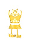 BANSSGOTH Harnais complet pour femmes soutien-gorge Cage Punk gothique porte-jarretelles ensemble Festival Rave réglable phot