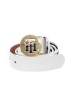 Tommy Hilfiger TH Round Elastic Belt W85 White/Corp