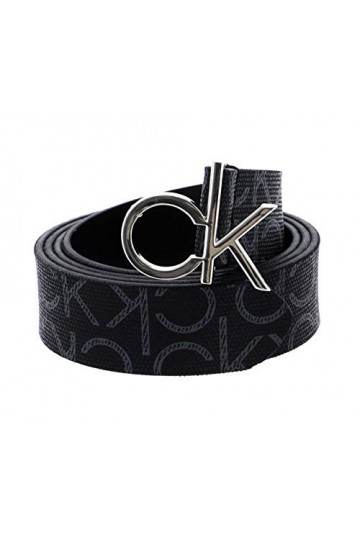 Calvin Klein Logo Belt 3.0 W75 Black Mono