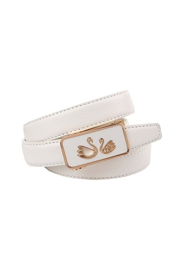 Anthoni Crown A4WST90 Ceinture, Blanc 060 , 90 Femme