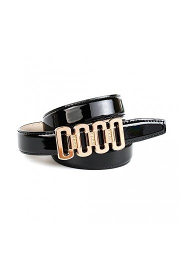 Anthoni Crown А4e00l Ceinture, Noir 010 , Taille du Fabricant:90 Femme