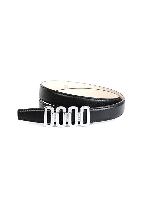 Anthoni Crown А1et10 Ceinture, Schwarz Schwarz 010 , Taille du Fabricant:85 Femme