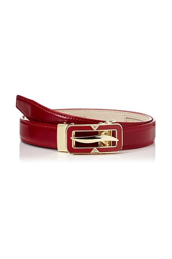 Anthoni Crown 4RV01L Ceinture, Rot Rot 060 , 95 cm Femme