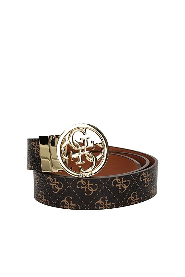 Cinta donna Guess Nell adjustable e reversible brown logo/ cognac CS23GU04 BW7740VIN35 L
