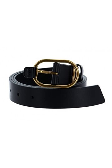 Tommy Hilfiger TJW Luxe Oval Buckle Belt W85 Black