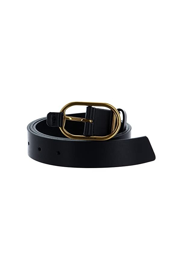 Tommy Hilfiger TJW Luxe Oval Buckle Belt W85 Black