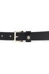 Tommy Hilfiger Square Buckle Belt 2.5 W100 Black
