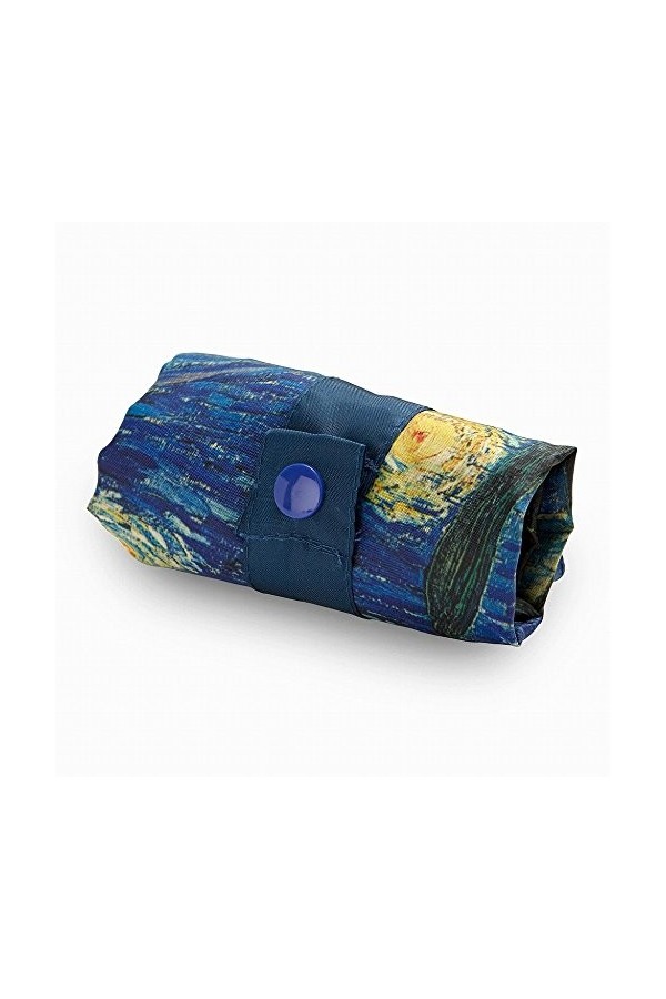 LOQI Museum Vincent Van Gogh The Starry Night Bag Sac de Plage, 50 cm, 20 liters, Multicolore Multicolour 